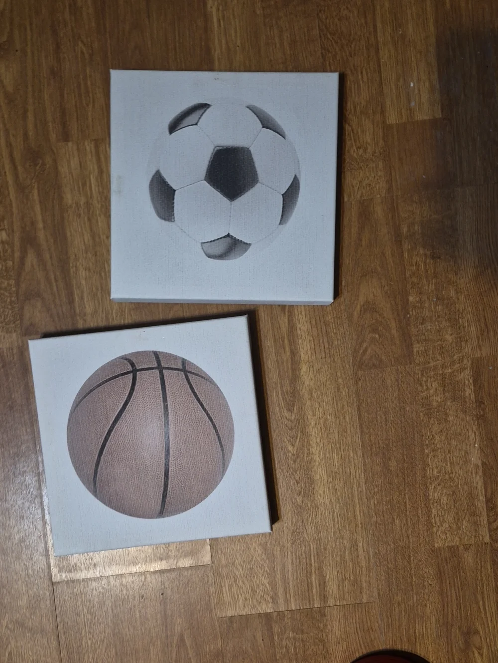 Sports Theme Canvas Wall Art - Set of 2
